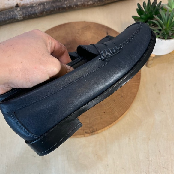 NWOB G.H. Bass Weejuns | Kathleen Classic Penny Loafers Navy Leather Size 6 - Picture 15 of 16